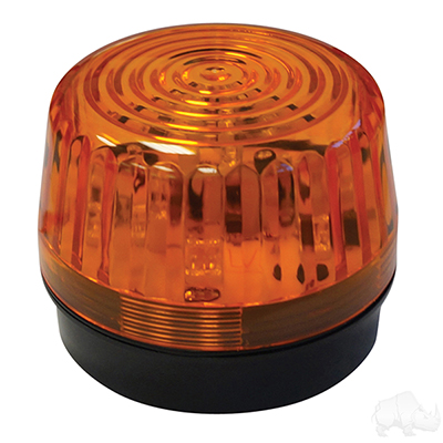 LED Strobe Light, Amber, 12-24VDC