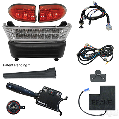 Build Your Own LED Light Bar Kit, Club Car Precedent, Electric 08.5+, 12-48v, (Deluxe, OE Fit)