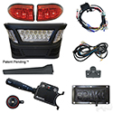 BYO LED Light Bar Kit, Club Car Precedent, Electric 08.5+, 12-48V, (Deluxe Pedal Mount)